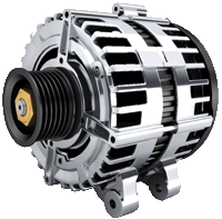 photo of car electric alternator